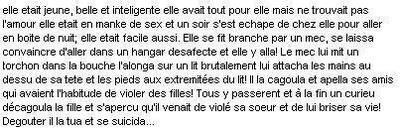 � lisez, c'est d�gueulasse � par je-taime-ti-ange